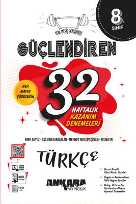 2024-2025 8. SINIF TÜRKÇE 32 HAFTALIK GÜÇLENDİREN KAZANIM DENEMELERİ - 1