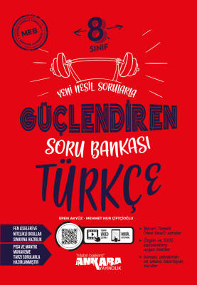 2024-2025 ANKARA YAYINCILIK 8. SINIF TÜRKÇE GÜÇLENDİREN SORU BANKASI - 1