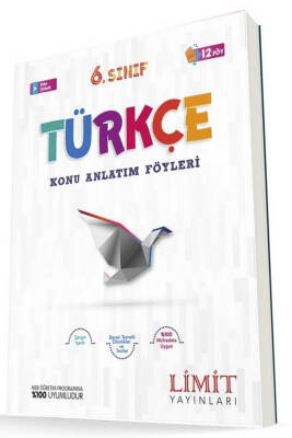 2024-2025 Limit Yayınları 6.SINIF TÜRKÇE KONU ANLATIM FÖYLERİ - 1