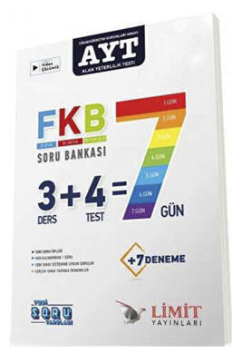 2024-2025 Limit Yayınları AYT FKB SORU BANKASI - 1