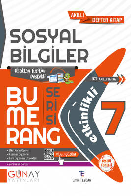 Günay Yayınları 7.SINIF Bumerang Etkinlikli Sosyal Bilgiler - 1
