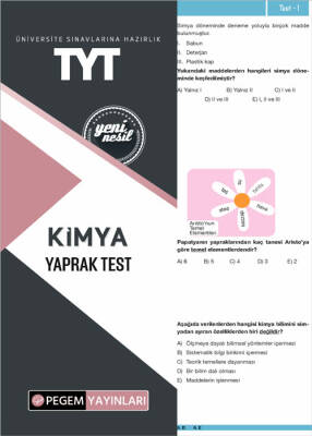 TYT KİMYA YAPRAK TEST - 1